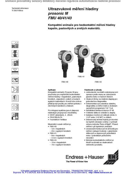 Soubor:Elektrarna Prosonic ultrazvukM FMU40.pdf